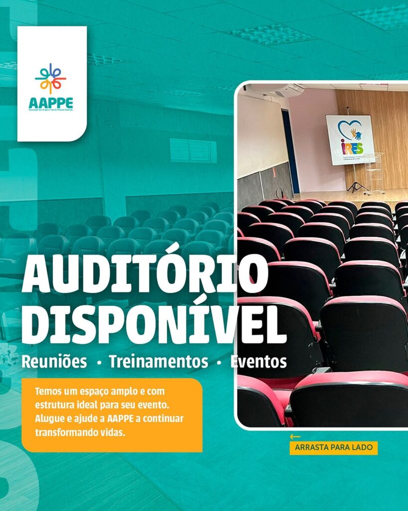 AAPPE  disponibiliza auditório para locação na Jatiúca, em Maceió